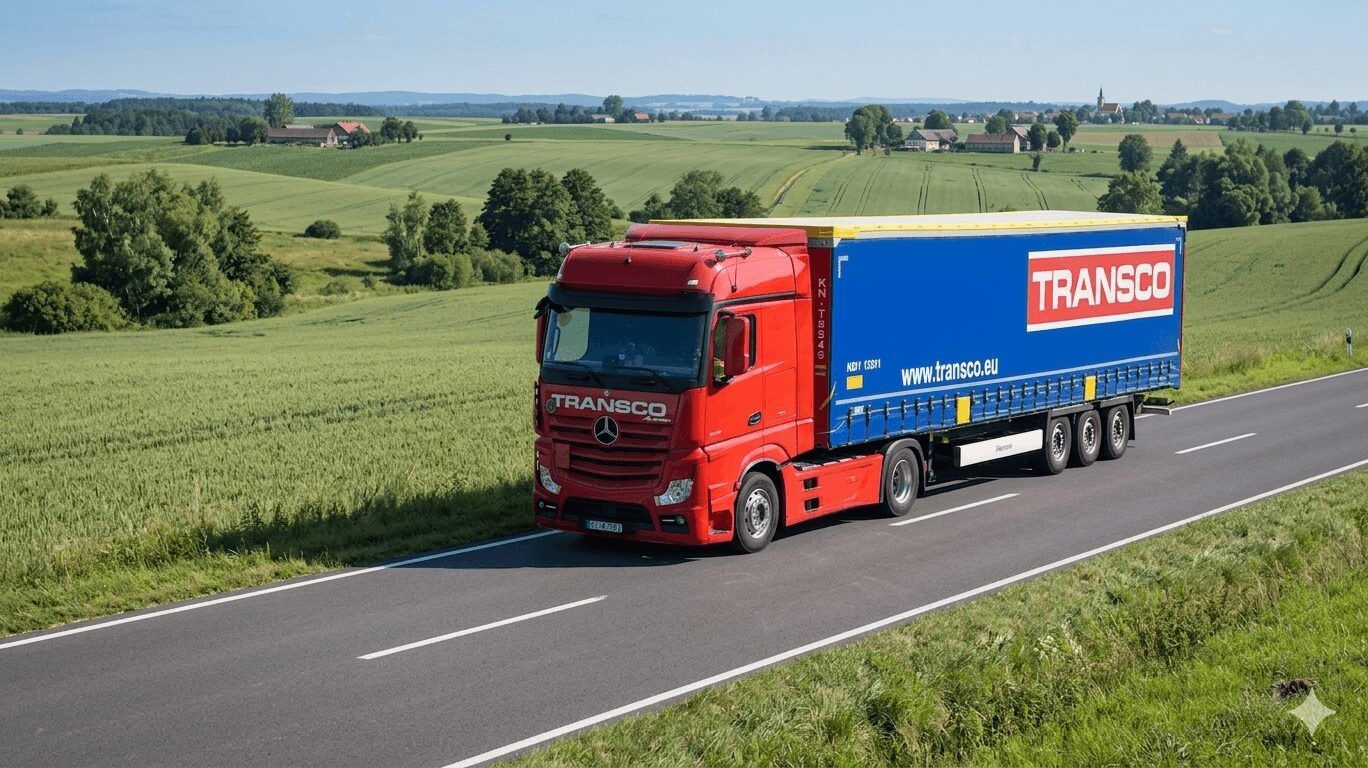Transco LKW grüne Landschaften