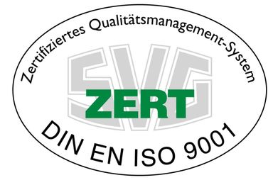 Logo ISO9001 Zertifizierung