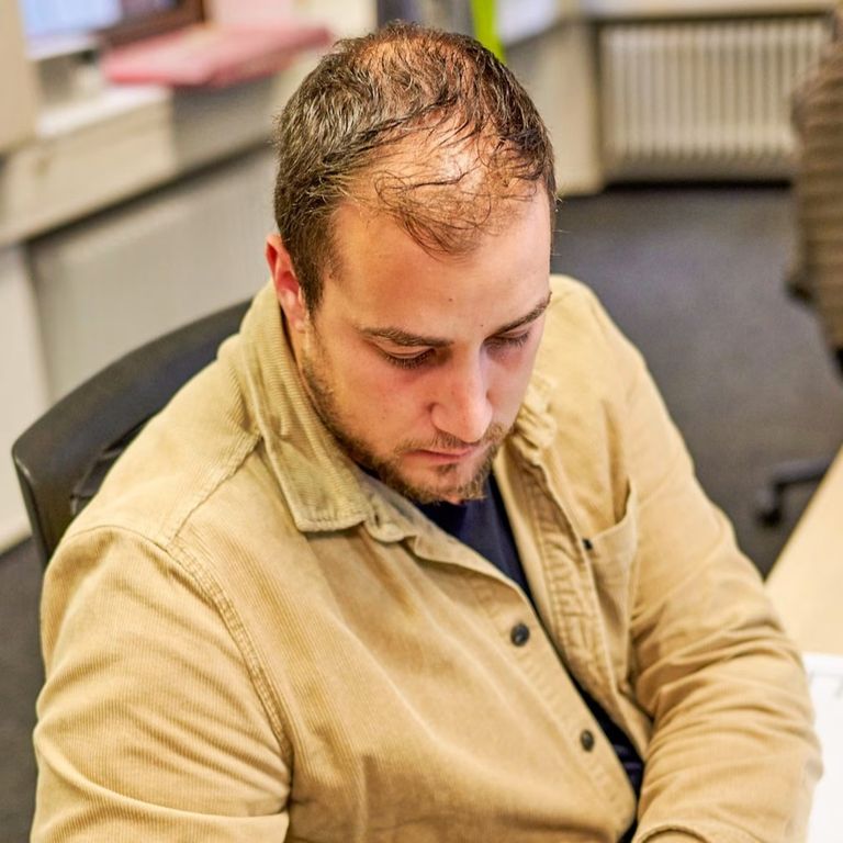 Valerio Disponent am Arbeitsplatz bei TRANSCO in Singen