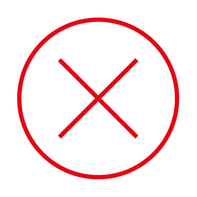 Icons TRANSCO Kreuz Rot